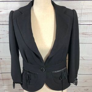 Banana Republic Black Wool Blazer